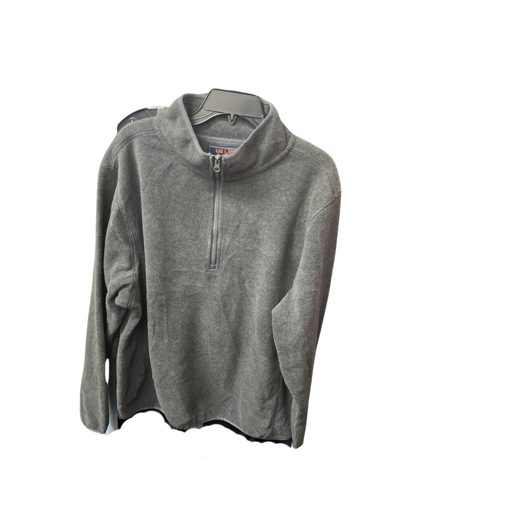 US LIFE Gray Fleece Pullover XL - Men's Sweatshirt